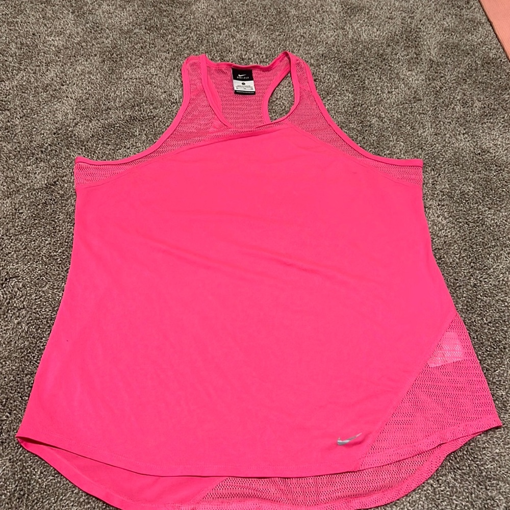 Nike pink Dri-fit workout shirt